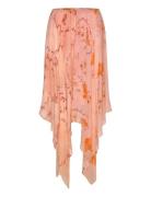 Rodebjer Blanca Floral Text Skirts Knee-length & Midi Skirts Pink RODE...