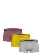 Low Rise Trunk 3Pk Boxershorts Grey Calvin Klein