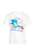 Tshirt Tops T-Kortærmet Skjorte White Sonic