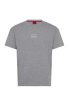 Laze T-Shirt Designers T-Kortærmet Skjorte Grey HUGO