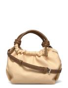 Jolly Raffia Structure Bags Top Handle Bags Beige HVISK