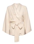 Rodebjer Tennessee Cape Designers Blouses Long-sleeved Cream RODEBJER