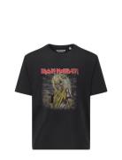 Onsiron Maiden Life Rlx Ss Lic Tee Tops T-Kortærmet Skjorte Black ONLY...