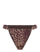 Gathered Bikini Tanga Swimwear Bikinis Bikini Bottoms High Waist Bikin...