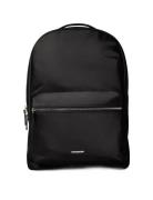 Sleek Nylon Backpack Rygsæk Taske Black Calvin Klein