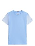 Mini Corp T-Shirt Tops T-Kortærmet Skjorte Blue Tommy Hilfiger