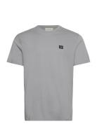 Ss Badge 30S Jersey Classic Tee Tops T-Kortærmet Skjorte Grey Calvin K...
