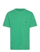Cotton Jersey Pocket Tee Tops T-Kortærmet Skjorte Green Ralph Lauren K...