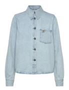 Isa Mauroi Bright Tgs Tops Shirts Denim Shirts Blue Lois Jeans