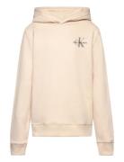 Small Monogram Hoodie Tops Sweatshirts & Hoodies Hoodies White Calvin ...