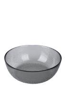 Raw Glass Beads - Smoke Skål 1 Stk 20,5X8 Cm Home Tableware Bowls & Se...