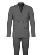 Plain Db Mens Suit - Normal Length Habit Grey Lindbergh