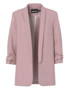 Pcbosella 3/4 Blazer Noos Bc Blazers Single Breasted Blazers Pink Piec...