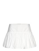 Balloon Mini Skirt Skirts Short Skirts White Weekday