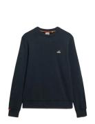 Great Outdoors Emb Rlxd Sweat Tops Knitwear Round Necks Navy Superdry