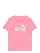 Ess No. 1 Logo Tee Ps Sport T-Kortærmet Skjorte Pink PUMA
