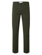 Slh196-Straight-New Miles Flex Pant Noos Bottoms Trousers Chinos Green...