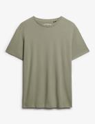 Classic Essential Tee Tops T-Kortærmet Skjorte Khaki Green Superdry