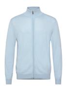 Extrafine Merino Wool Zip Cardigan Tops Knitwear Full Zip Jumpers Blue...