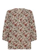 Sc-Samea Tops Blouses Long-sleeved Brown Soyaconcept