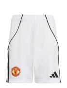 Mufc H Sho Y Bottoms Shorts Sport Shorts White Adidas Performance