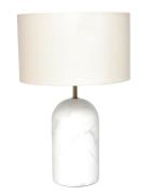 Flair Table Lamp White Marble Home Lighting Lamps Table Lamps White Hu...