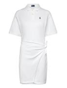 30/1S Stretch Mesh-Knt-Dresses Kort Kjole White Polo Ralph Lauren