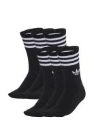 3S Crew S 6P Sport Sport Clothing Sport Socks Black Adidas Originals