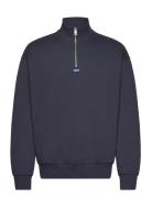 Neeler Tops Knitwear Half Zip Jumpers Navy HUGO BLUE