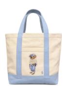 Cnvs Eran Cble Bear-Sm Pp Tote-Tte- Bags Totes Cream Polo Ralph Lauren