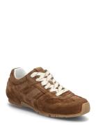 Tb.56 Suede Khaki Leather Sneakers Low-top Sneakers Brown ALOHAS
