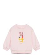 Bluey-Print Sweatshirt Tops Sweatshirts & Hoodies Sweatshirts Purple M...