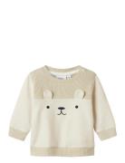 Nbnlivs Ls Sweat Unb Tops Sweatshirts & Hoodies Sweatshirts Cream Name...