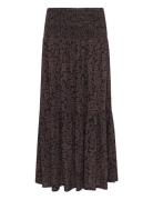 Kabeathe Skirt Skirts Maxi Skirts Brown Kaffe