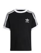 3Stripes Tee Tops T-Kortærmet Skjorte Black Adidas Originals