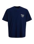 Jornorrebro Typo Tee Ss Crew Neck Sn Jnr Tops T-Kortærmet Skjorte Navy...