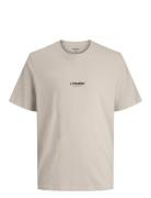 Jjesoho Tee Ss Crew Neck Noos Jnr Tops T-Kortærmet Skjorte Beige Jack ...