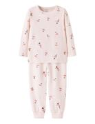 Nmfnightset Ballarina Noos Pyjamassæt Pink Name It