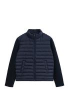 Mixed Media Jacket Skaljakke Outdoorjakke Navy GANT
