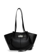 Midi Long Strap Bag Shopper Taske Black Gina Tricot