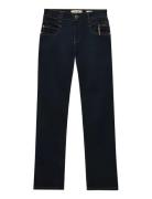 Mmcarla Naomi Deluxe Jeans Bottoms Jeans Straight-regular Navy MOS MOS...