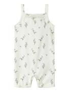 Nbfgayo Sao Sl Strap Suit Lil Bodysuits Short-sleeved Cream Lil'Atelie...