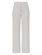 Pclaya Mw Wide Pants D2D Pyjamasbukser Hyggebukser Beige Pieces
