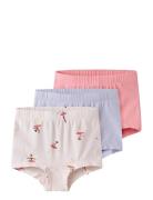 Nmftights 3P Ballarina Noos Night & Underwear Underwear Panties Pink N...