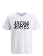 Jjgeplas Tee Ss Crew Neck Mni Tops T-Kortærmet Skjorte White Jack & J ...