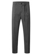 Slh190-Reg Tapered Leroy Pleat Pant Noos Bottoms Trousers Casual Grey ...