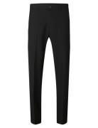 Slh220-Loose Robert Flex Pant Bottoms Trousers Casual Black Selected