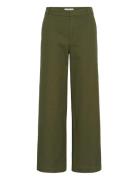 Nickyiw Solina Pants Bottoms Trousers Wide Leg Green InWear