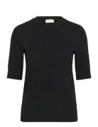 Slspina Tee Tops T-shirts & Tops Short-sleeved Black Soaked In Luxury