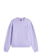 Tjw Bxy Badge Crew Tops Sweatshirts & Hoodies Sweatshirts Purple Tommy...